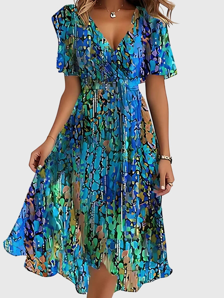 Helena™ | Matilda  Letnia Sukienka z Zakryciem Brzucha