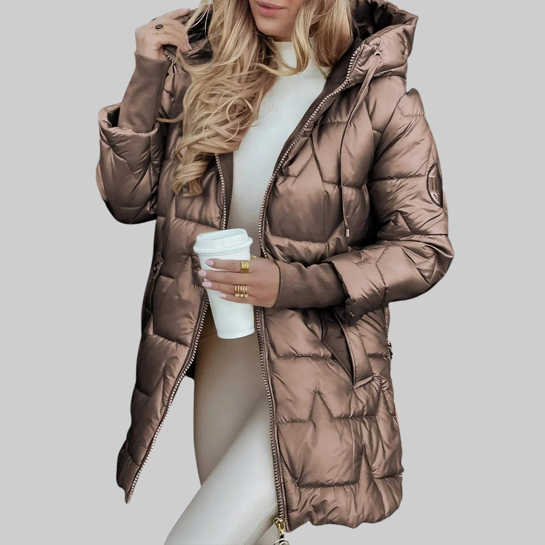 Helena™ | Cecilia  Élégant manteau d'automne avec capuche