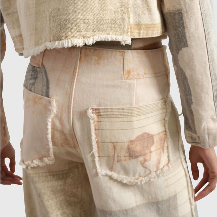 Helena™ | Alma  Szerokie Dżinsy