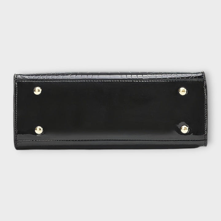 Helena™ | Olivia  Torebka z błyszczącym wzorem krokodyla