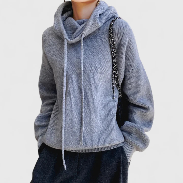 Helena™ | Marie  Sweat à Capuche Tricoté Confortable