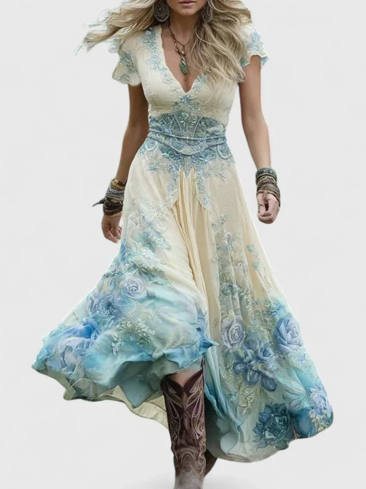 Helena™ | Sydneighh  Elegancka Maxi Sukienka