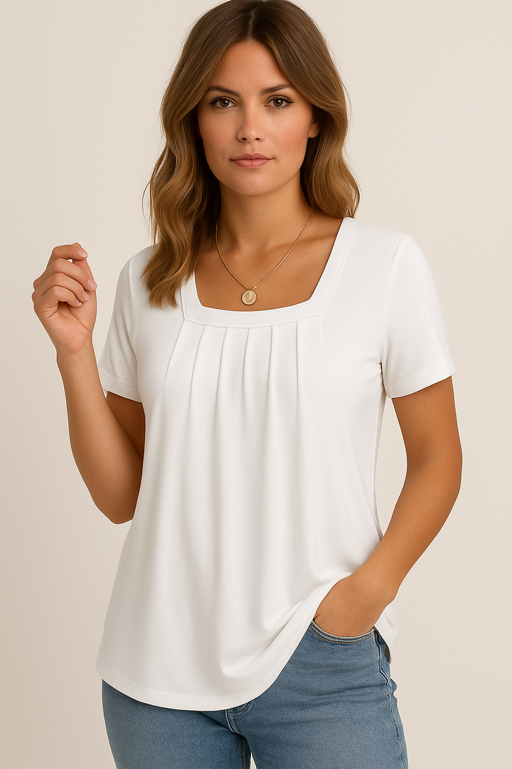 Helena™ | Luna  Blouse plissée