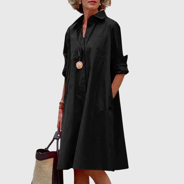 Helena™ | Paige  Stylowa Sukienka z Kieszeniami