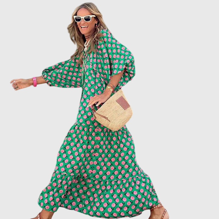 Helena™ | Sarah  Boho Maxi Sukienka