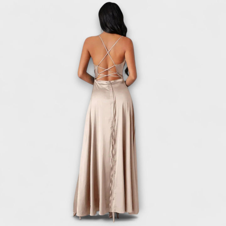 Helena™ | Nora  Robe de Soirée en Satin