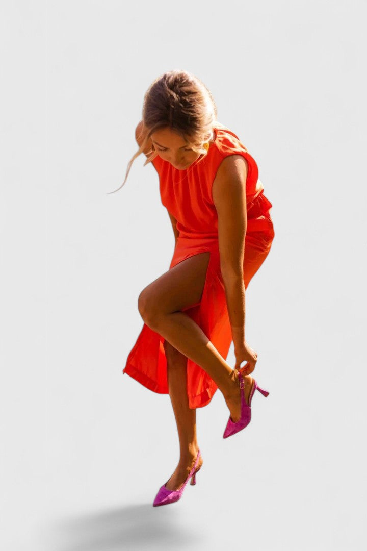 Helena™ | Theonae  Wygodna Midi Sukienka