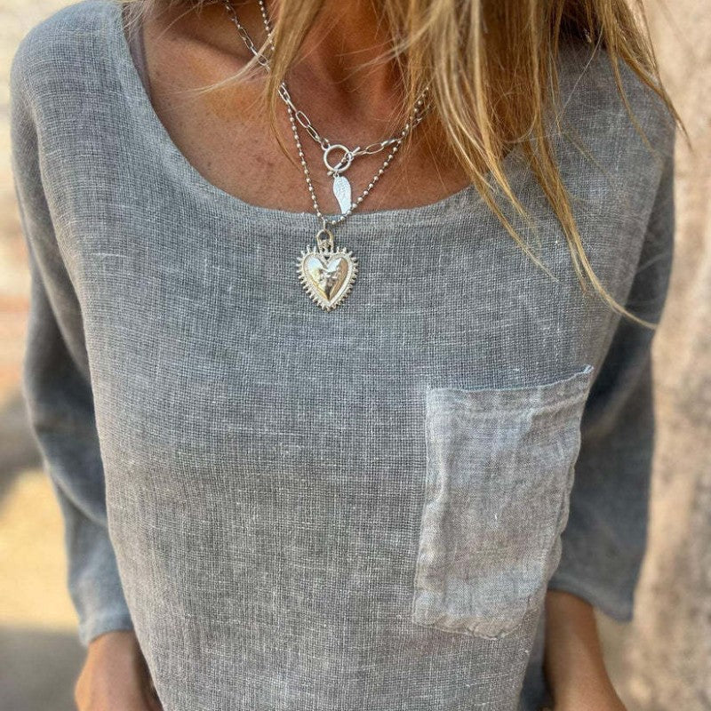 Helena™ | Luna  Chemise décontractée en coton