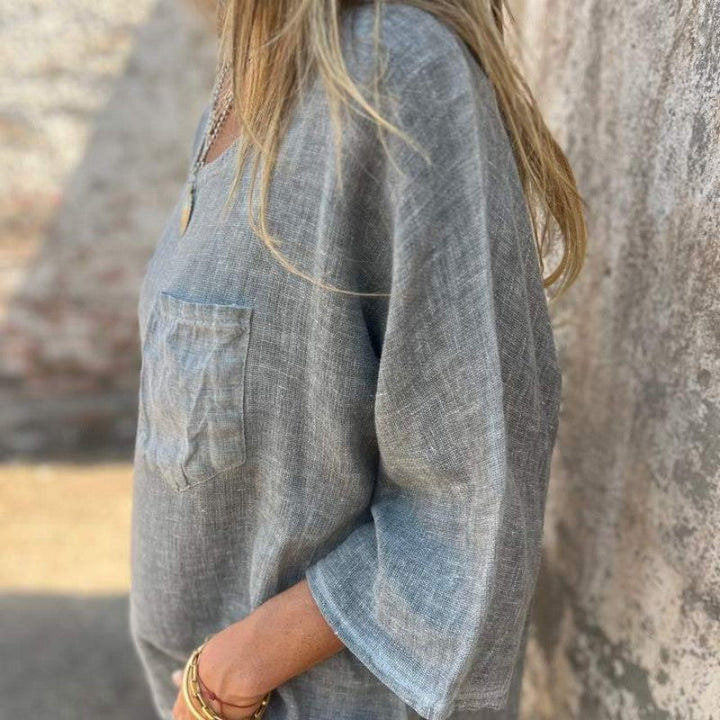 Helena™ | Luna  Chemise décontractée en coton